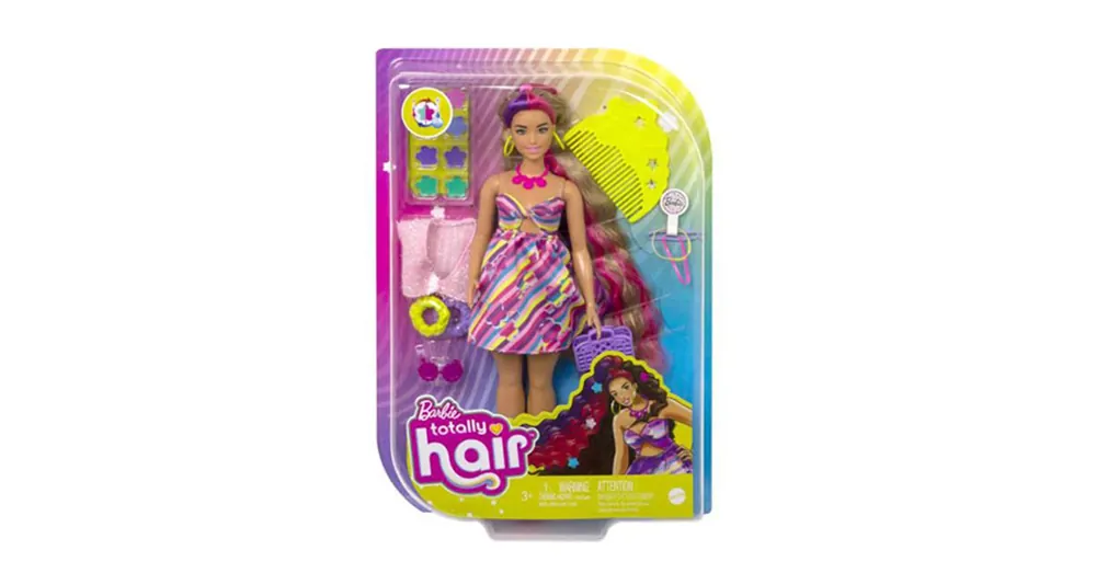 Gyors szállítás Barbie Totally hair baba – Virág – Mattel