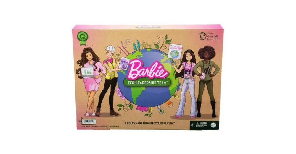 Alacsony ár Barbie Együtt a földért karrierbabák 4 db-os csomag – Mattel