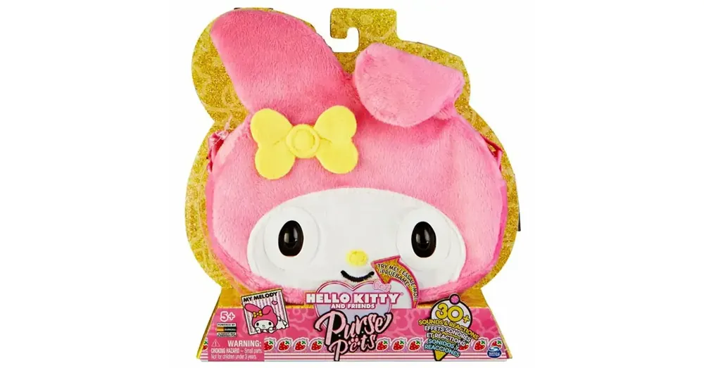Purse Pets Hello Kitty My Melody interaktív táska – Spin Master Expressz kézbesítés