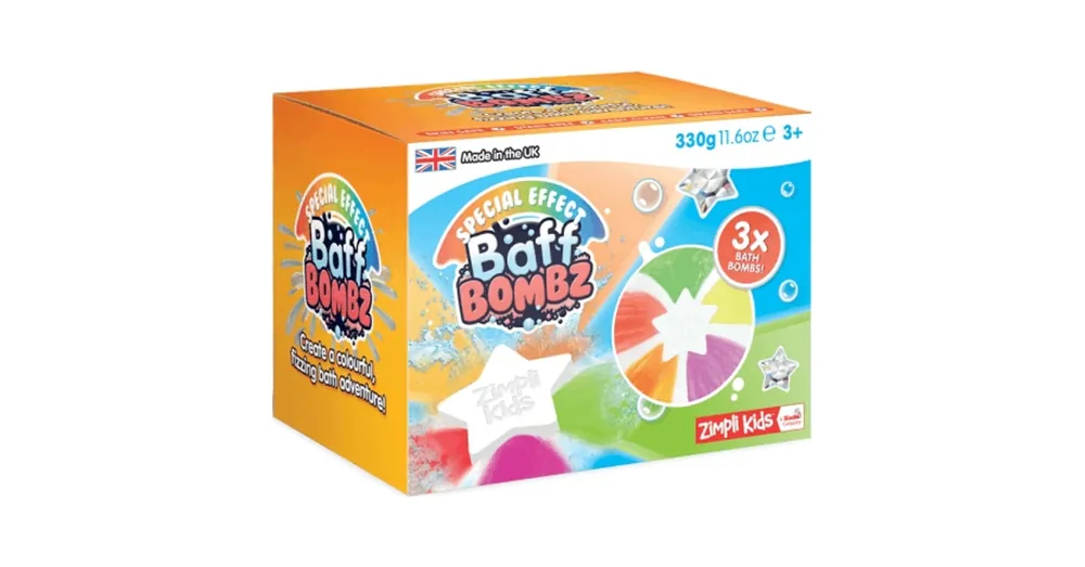 Legkelendőbb Gelli Baff Baff Bombz csillag fürdőbomba 3×110g