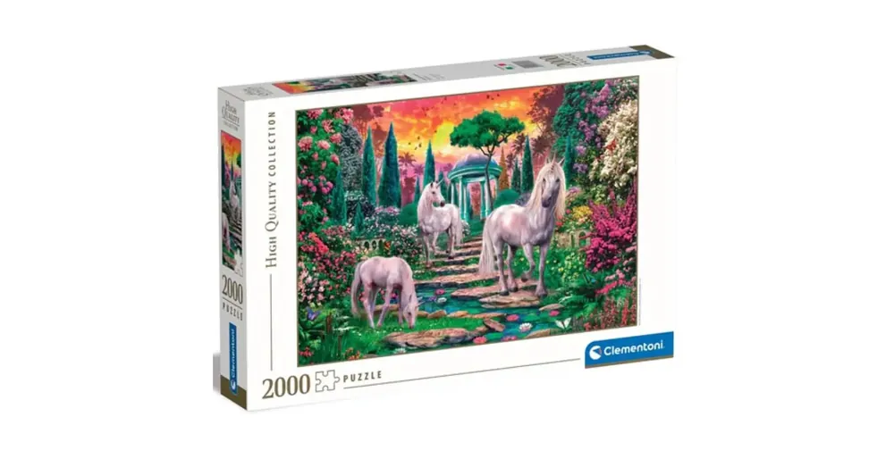 Unikornisok kertje HQC puzzle 2000 db-os – Clementoni Vásárlói kedvenc