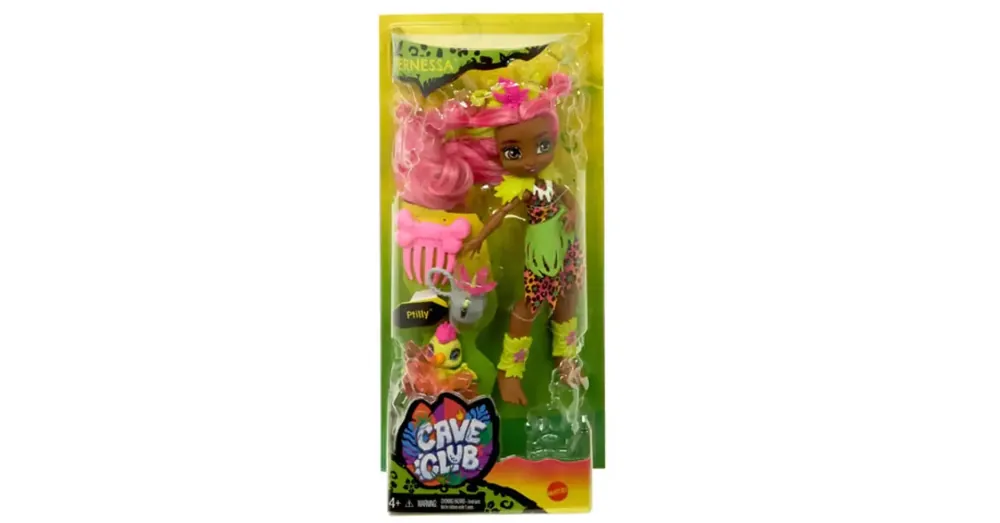 Szuper ajánlat Cave Club Fernessa játékszett Ptilly őslénnyel – Mattel
