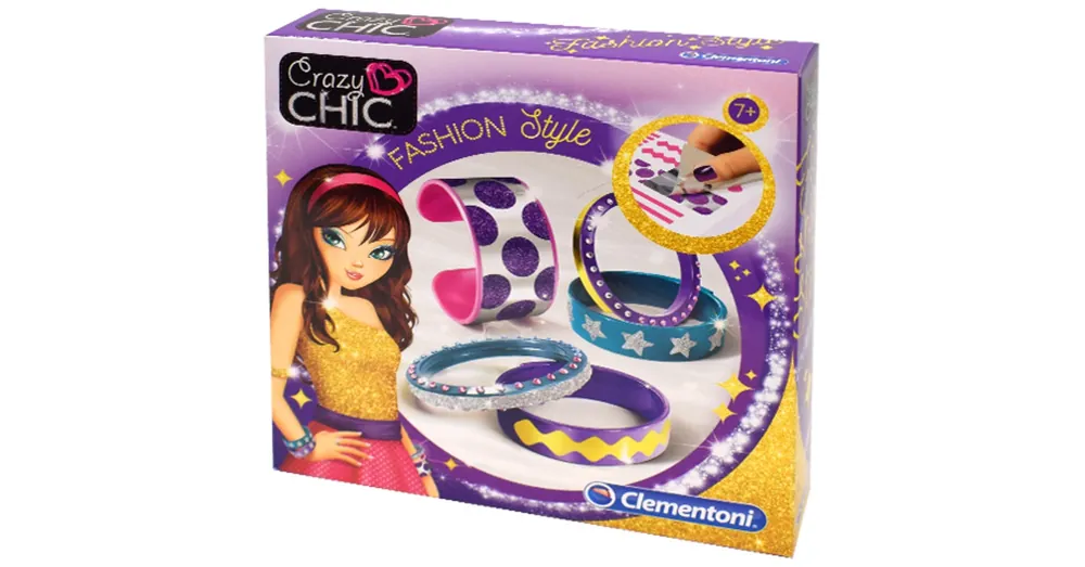 Crazy Chic Fashion Style karkötő készítő szett – Clementoni Ne maradj le