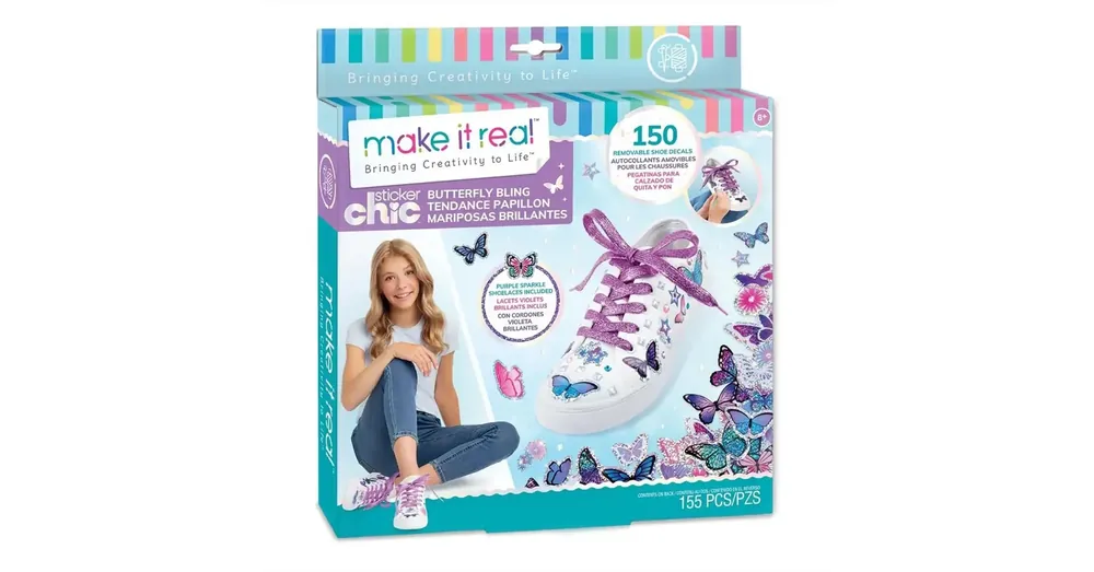 Make It Real Sticker Chic Cipődíszítés – Pillangók Csak ma