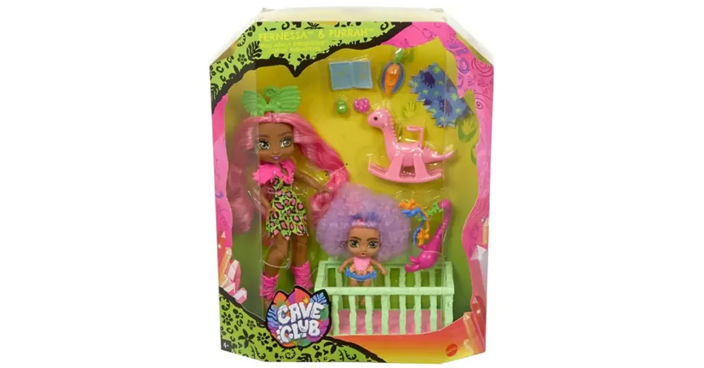 Cave Club Bébiszitter játékszett kiegészítőkkel – Mattel Nézd meg most