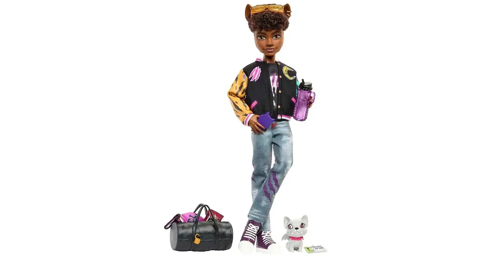 Korlátozott ajánlat Monster High™ Clawd Wolf baba kisállattal és kiegészítőkkel – Mattel