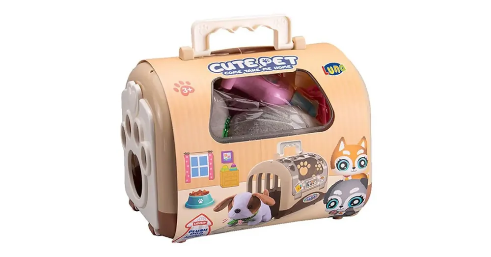 Cute Pet kiskutya hordozóban 12 db-os játékszett Bestseller