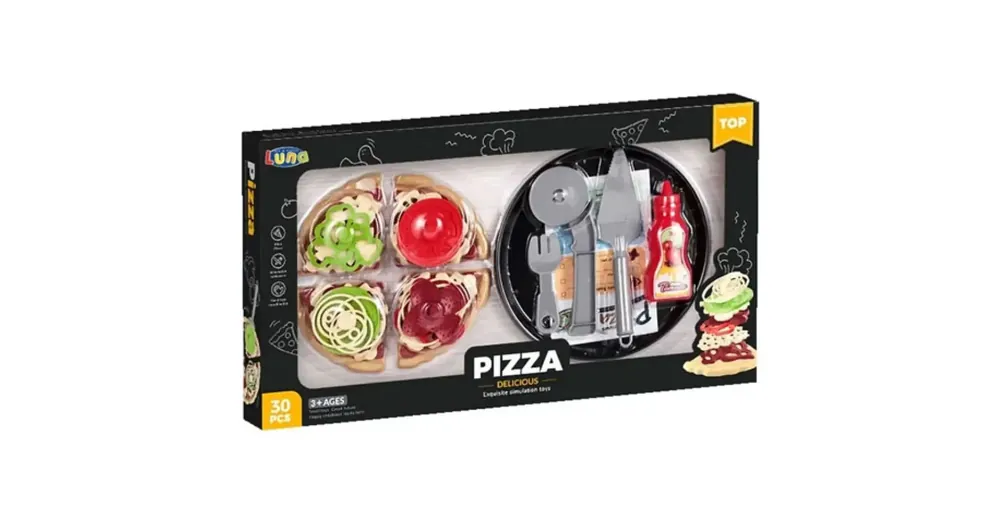 Szezonális akció Pizzakészítő játékszett 30 db-os