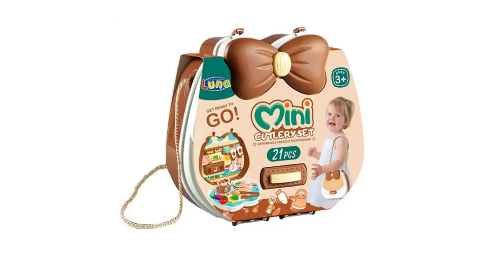 Mini konyha játékszett kistáskában 21 db-os Bestseller