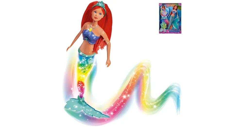 Steffi Love Sellő baba szivárványos világító uszonnyal 29 cm – Simba Toys Legkelendőbb