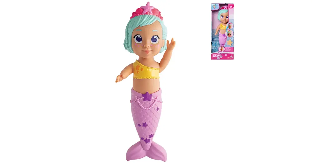 Exkluzív ajánlat New Born Baby sellő baba 30 cm – Simba Toys