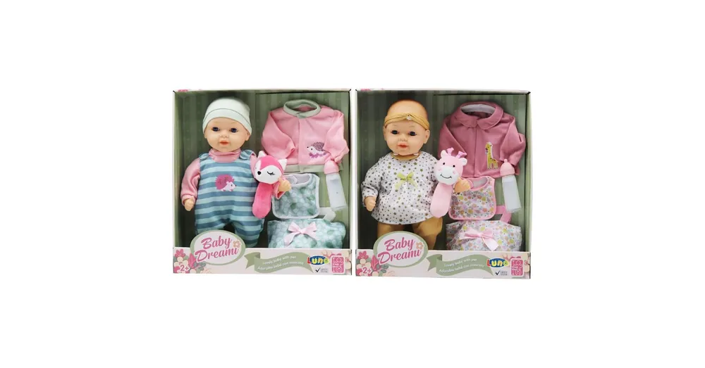 Csak ma Baby Dream Csecsemőbaba plüss játékkal kétféle változatban