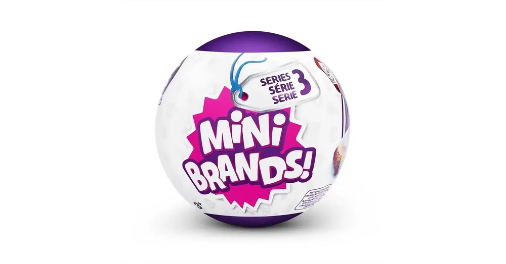 Mini Brands Mini világmárkák 5 db-os meglepetés csomag 3. széria Bestseller