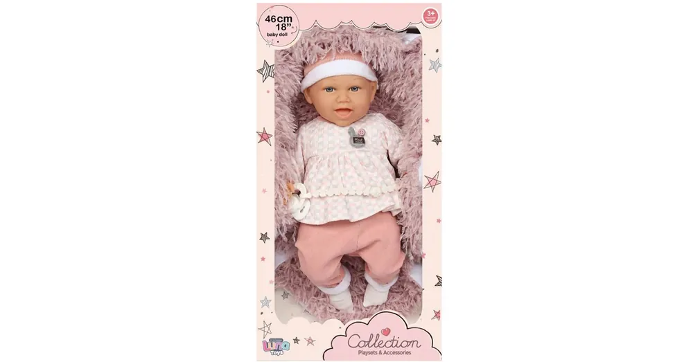 Mosolygós baba kiegészítőkkel 45 cm-es Kihagyhatatlan ajánlat