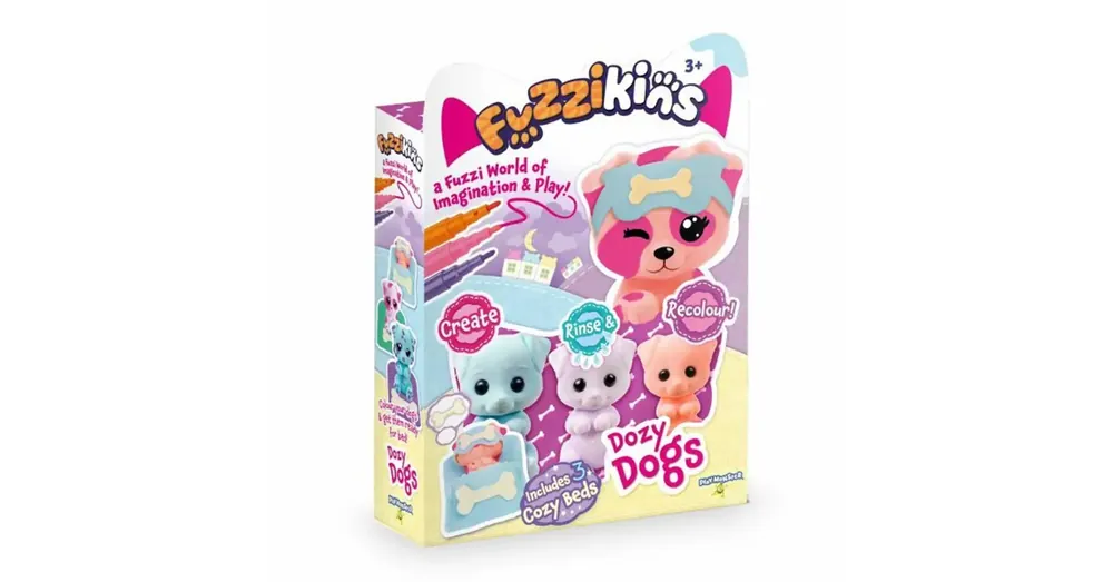 Biztonságos fizetés Playmonster Fuzzikins kutyusok 3 db-os játékszett