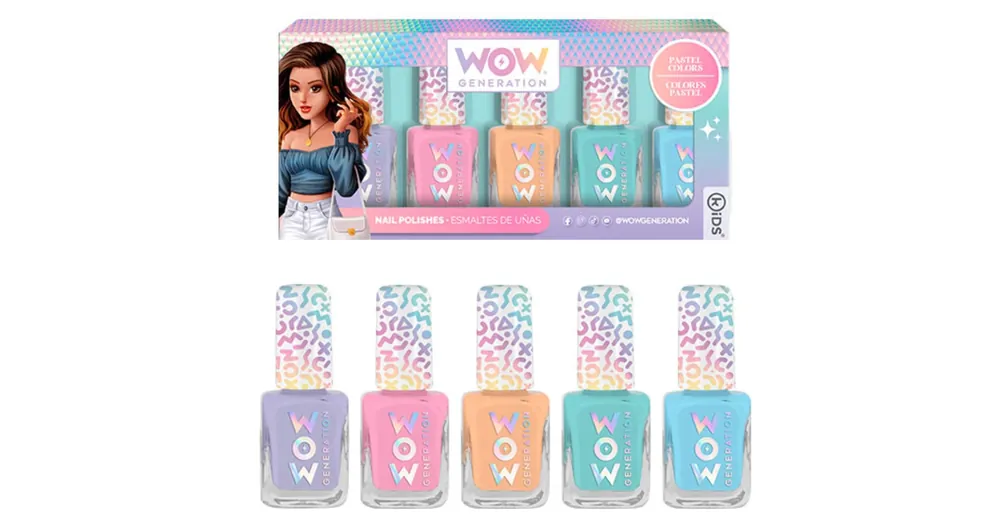 Nézd meg most WOW Generation 5 db-os pasztell színű körömlakk szett