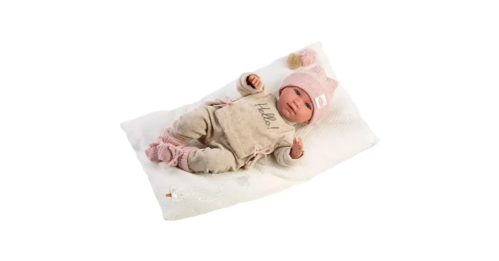 Llorens Mimi újszülött 40 cm-es síró baba pléddel Biztonságos fizetés
