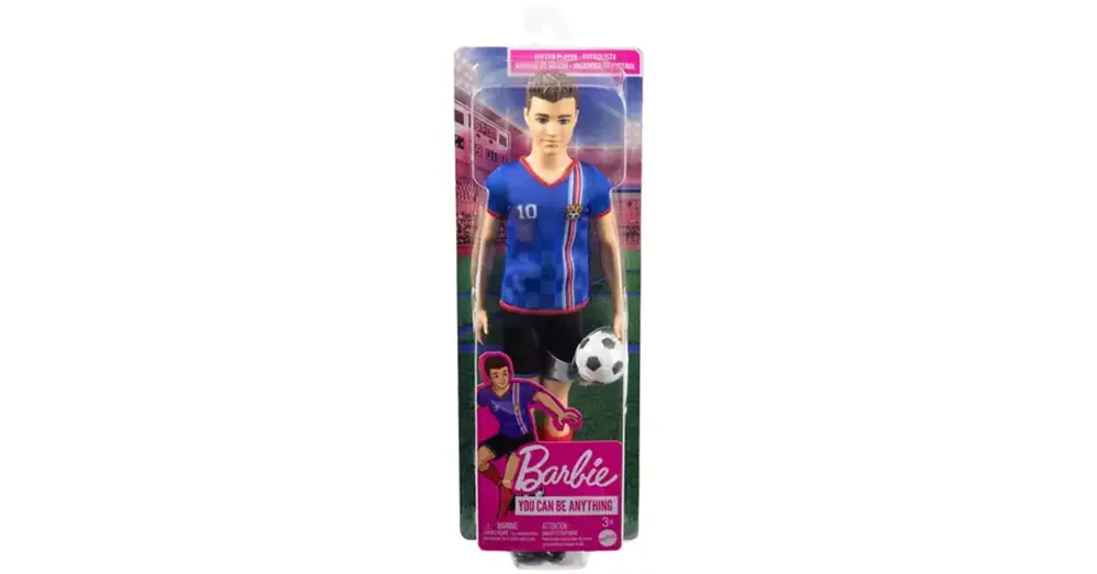Különleges ajánlat Barbie® Ken focista baba labdával – Mattel