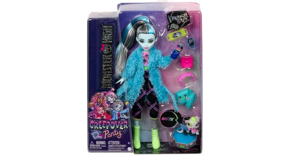 Monster High Creepover Party Frankie baba kiegészítőkkel – Mattel Akciós ár