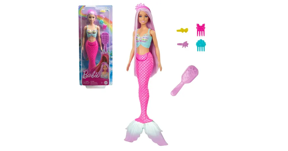 Legjobb ár Barbie Dreamtopia Varázslatos frizura sellő baba 2024 – Mattel