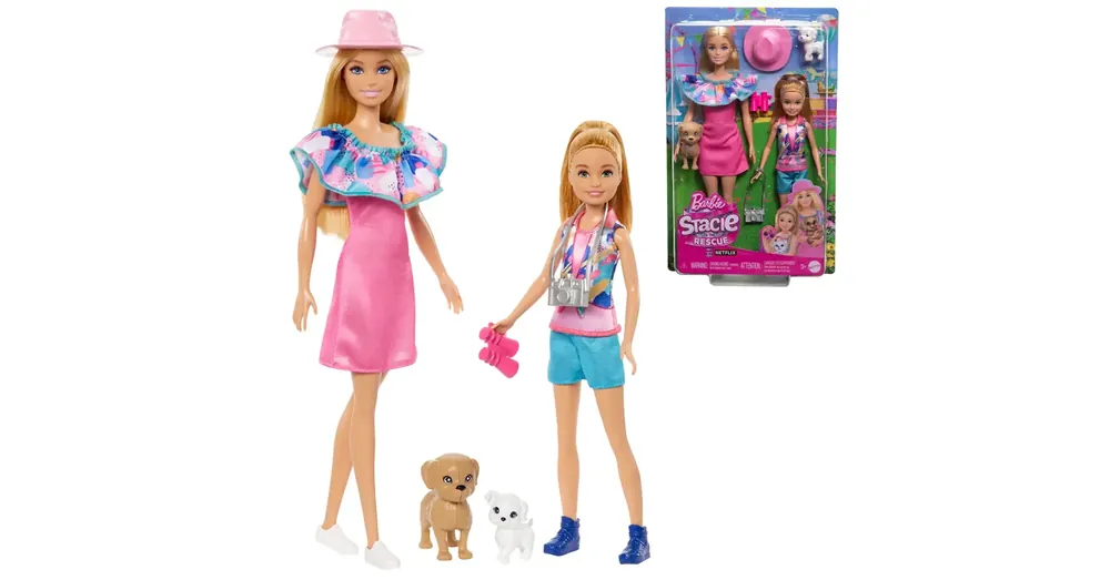 Barbie Stacie to the Rescue – Barbie és Stacie szett kiskutyussal és kiegészítőkkel – Mattel Árcsökkenés