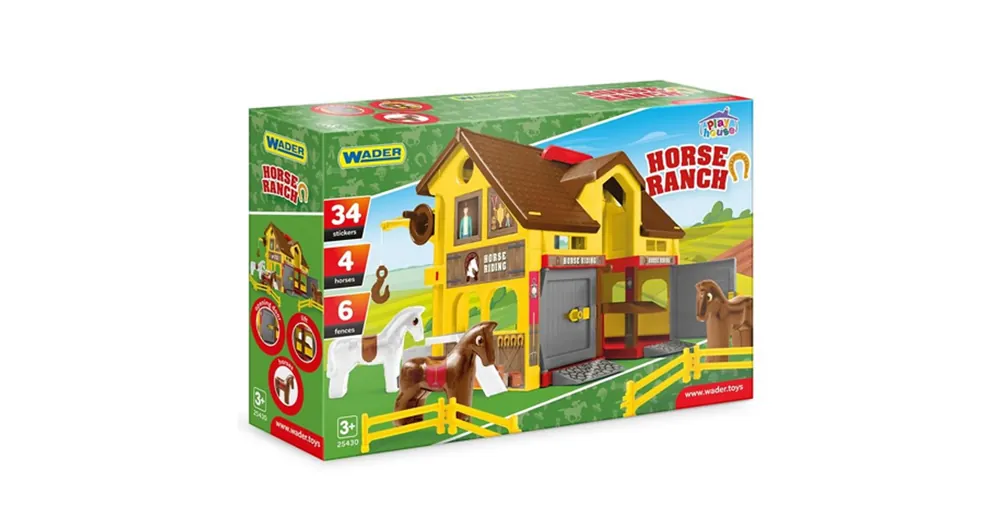 Outlet Play House Lovarda játékszett kiegészítőkkel – Wader