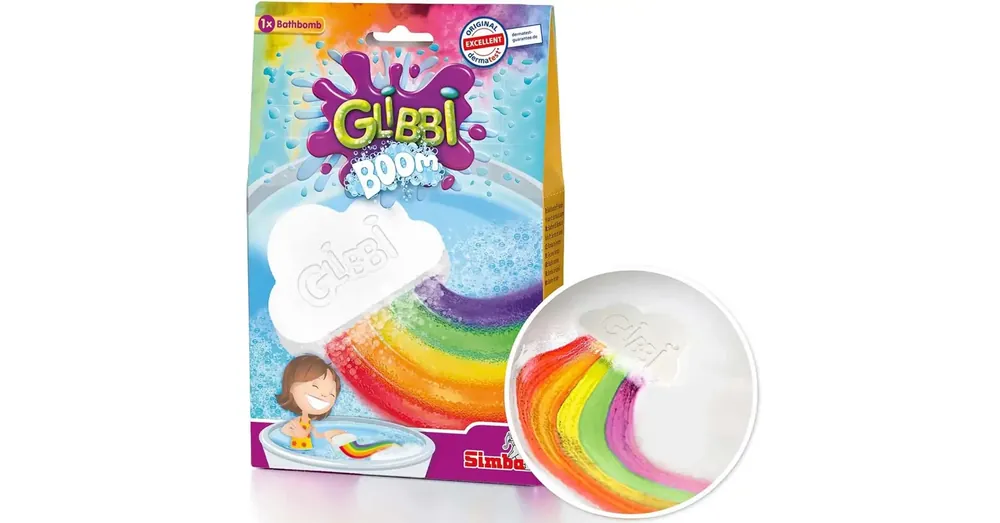 Különleges ajánlat Glibbi Boom felhő formájú fürdőbomba szivárvány színekkel – Simba toys