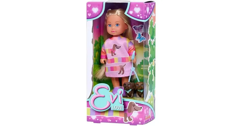 Expressz kézbesítés Evi Love Évi baba két kiskutyussal – Simba toys