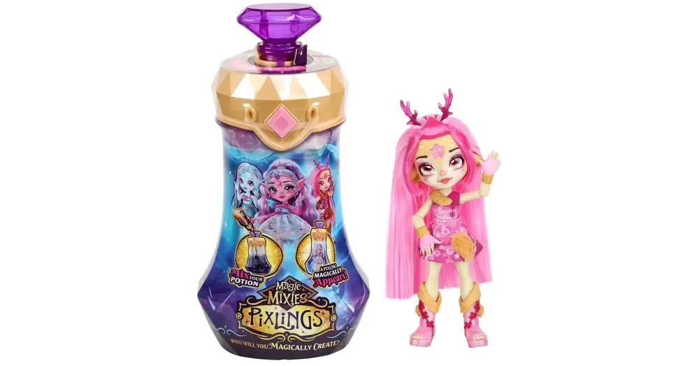 Utolsó esély Magic Mixies Pixlings Deerle baba fésülhető hajjal