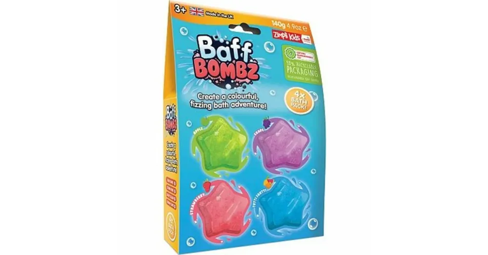 Ne maradj le Gelli Baff Baff Bombz fürdőbomba illatos csillag 4×35g