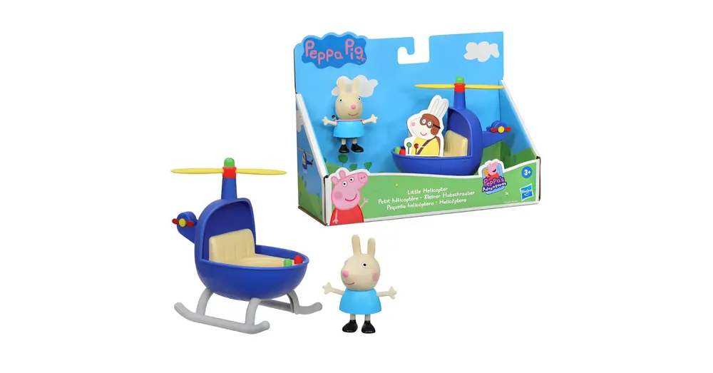 Peppa malac Kis helikopter és Rebeka nyuszi figura szett – Hasbro Biztonságos vásárlás