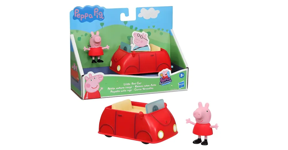 Árcsökkenés Peppa malac Kis piros autó és Peppa malac figura szett – Hasbro