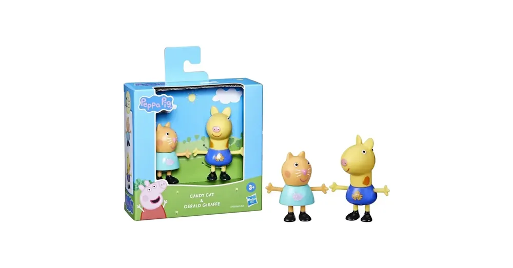 Peppa malac Candy Cat és Gerald Giraffe 2 db-os figura szett – Hasbro Bestseller