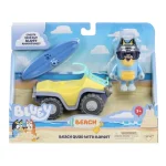 Akció Bluey Beach Quad játékszett Bandit figurával