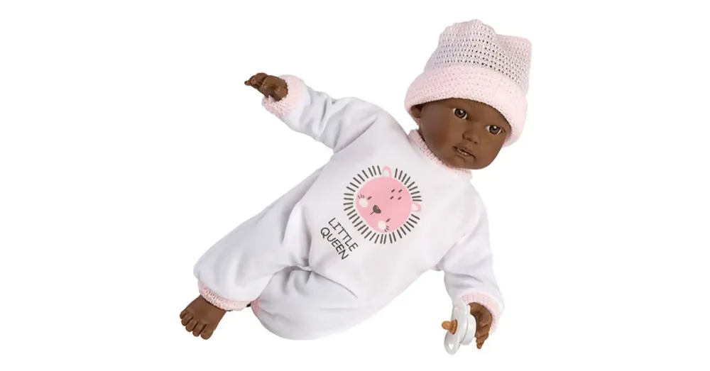 Végkiárusítás Llorens Cuca síró afroamerikai baba 30 cm