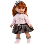 Llorens Nicole 35 cm-es baba fekete szoknyában Vásárlói kedvenc