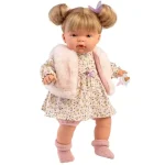 Expressz kézbesítés Llorens Joelle 38 cm-es baba hanggal szőrös mellényben
