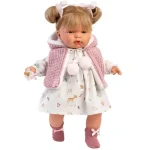 Llorens Joelle 38 cm-es baba hanggal őzikés ruhában Szuper akció