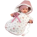 Llorens Újszülött 36 cm-es baba hanggal, hálózsákkal Akció