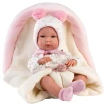 Szuper ajánlat Llorens Bimba 35 cm-es baba hálózsákkal