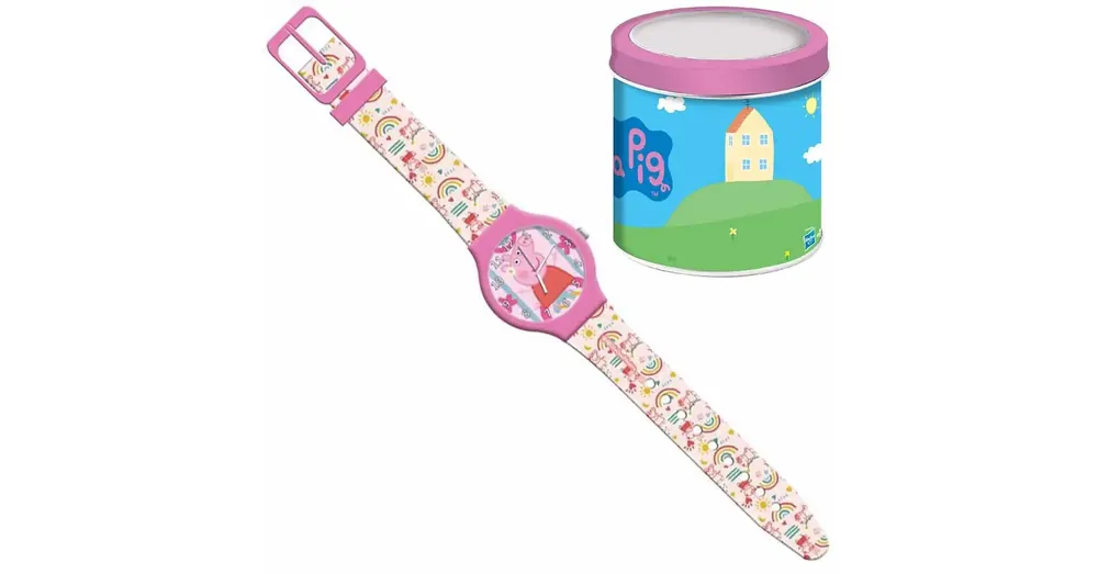 Luna Peppa malac analóg karóra fém díszdobozban Kihagyhatatlan ajánlat