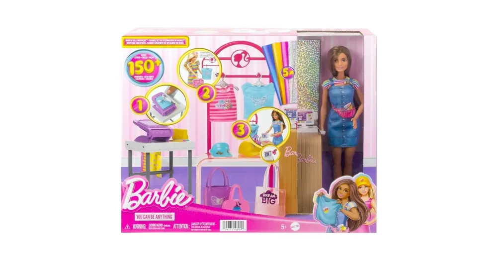 Olcsóbb Barbie Divatbutik ruhatervező játékszett – Mattel