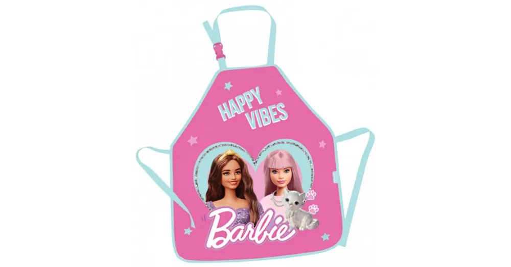 Különleges ajánlat St.Right Barbie Happy Vibes rózsaszín kötény
