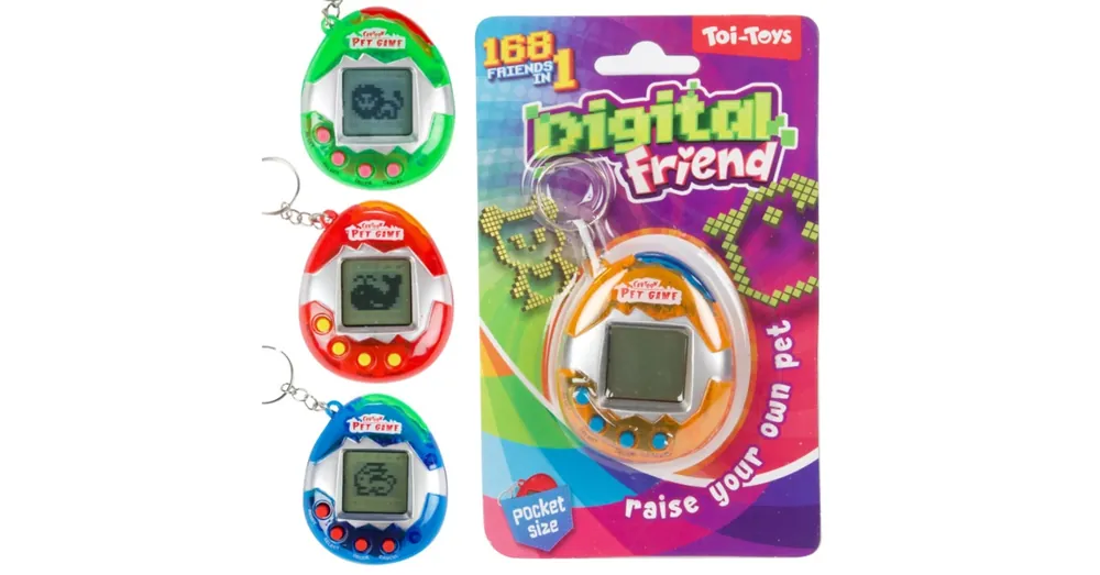 Tamagotchi digitális kisállat 168-féle állattal több színváltozatban 1 db Különleges ajánlat