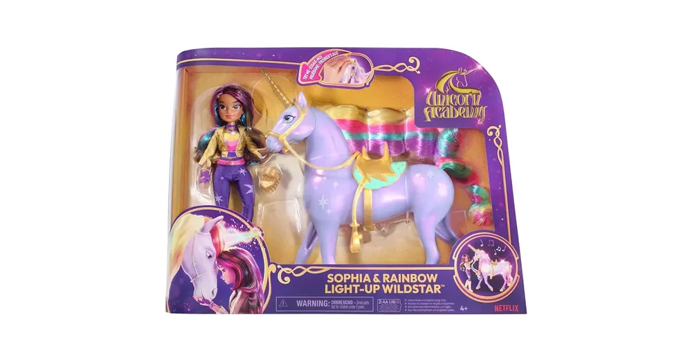 Unikornis Akadémia Unikornis babával – Sophia és Light-Up Wildstar – Spin Master Olcsóbb