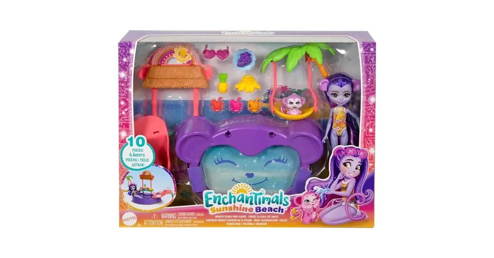 Utolsó esély Enchantimals Majmóca medencés bulija játékszett – Mattel