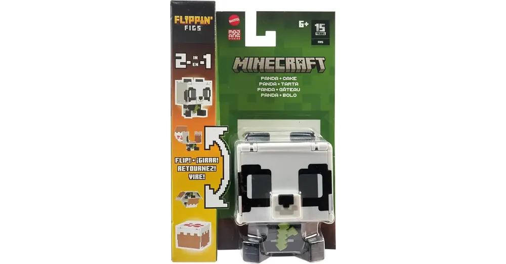 Olcsóbb Minecraft Flippin Figs Panda átalakítható figura – Mattel