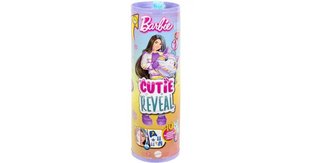Barbie Cutie Reveal Meglepetés baba – Zebra – Mattel Legnépszerűbb