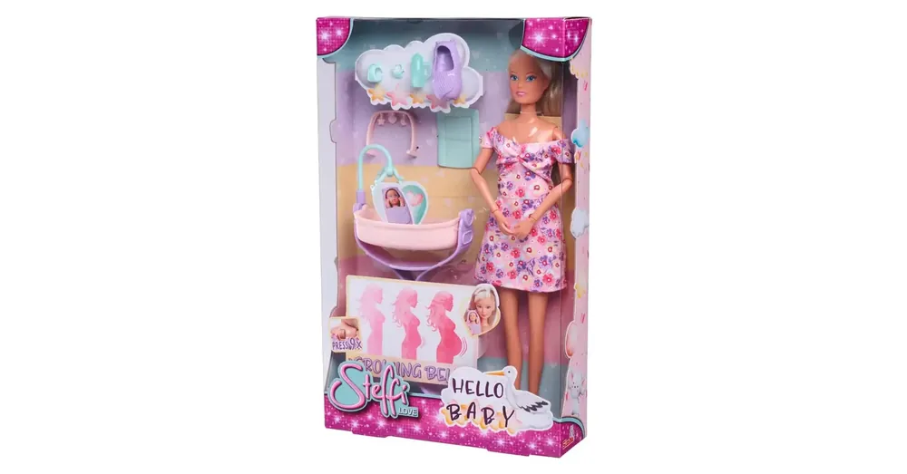 Steffi Love Steffi terhes baba bölcsővel és kiegészítőkkel – Simba Toys Kiárusítás