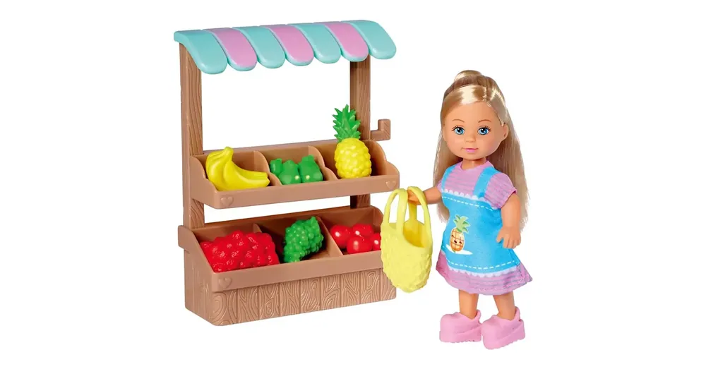 Évi Love Évi baba gyümölcs standdal játékszett – Simba Toys Újdonság